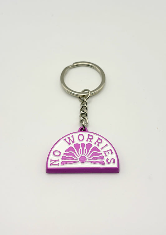 Sun Keyring-Hot Pink