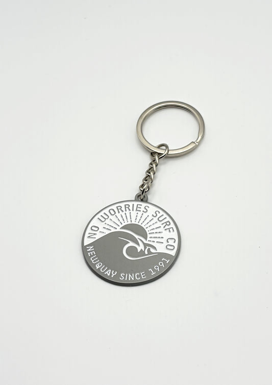 Wave Keyring-Grey