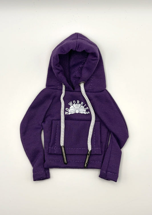 Mini Gear Knob Hoodie - Sun - Purple
