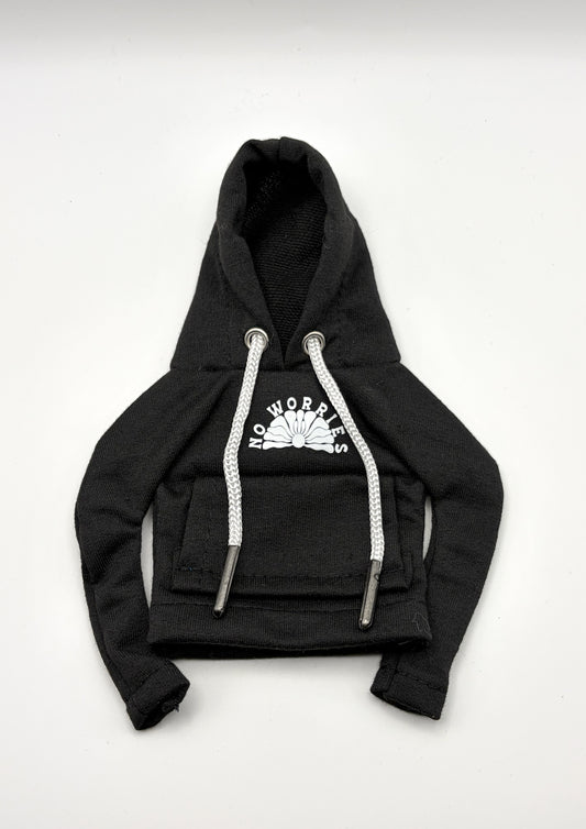 Mini Gear Knob Hoodie - Sun - Black