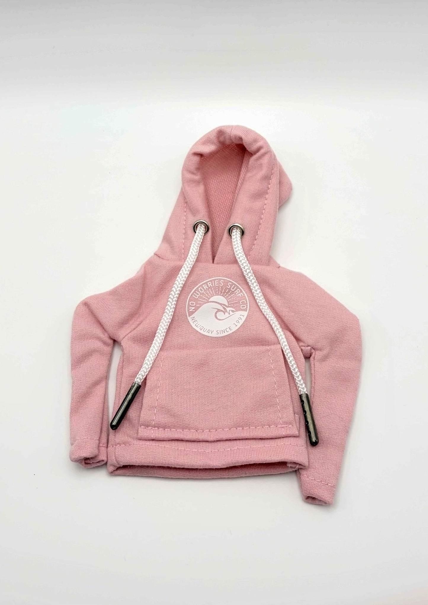 Mini Gear Knob Hoodie - Wave - Baby Pink