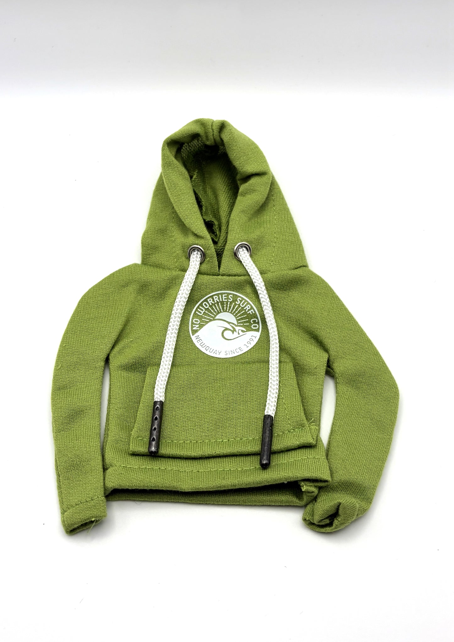 Mini Gear Knob Hoodie - Wave - Olive Green