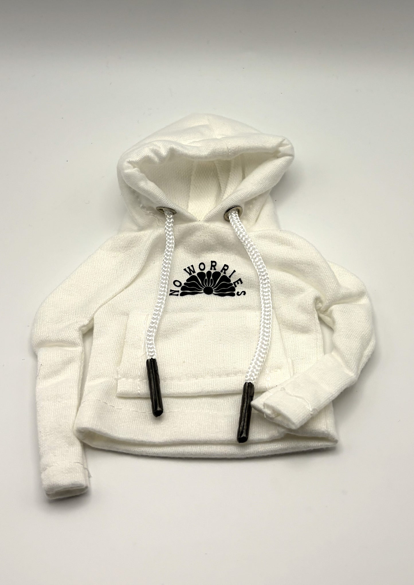 Mini Gear Knob Hoodie - Sun - White