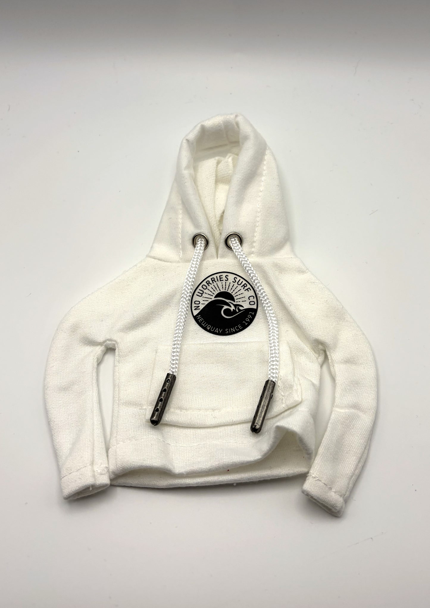 Mini Gear Knob Hoodie - Wave - White