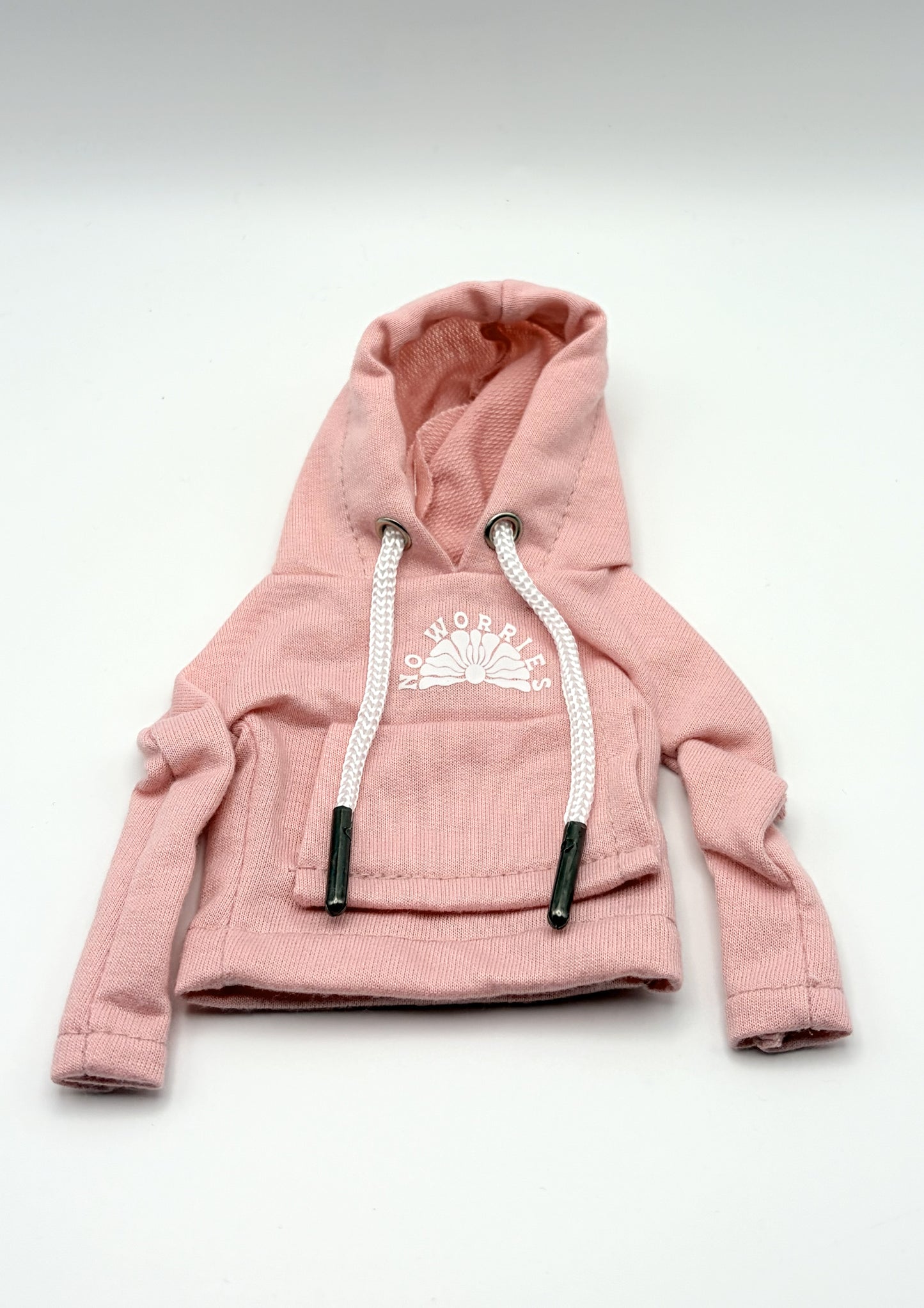 Mini Gear Knob Hoodie - Sun - Baby Pink