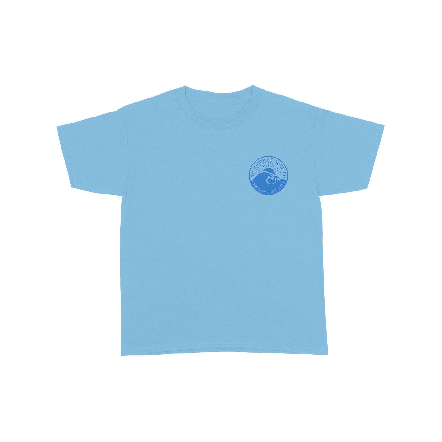 Kids Wave T-Shirt - Sky Blue