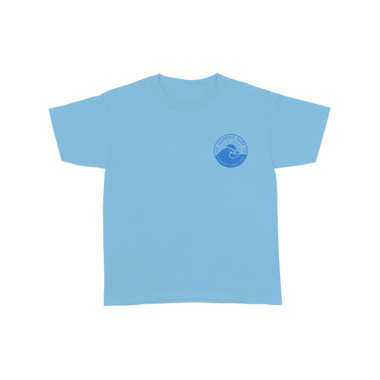 Kids Wave T-Shirt - Sky Blue