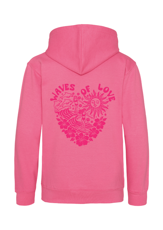 Kids Waves of Love Hoodie