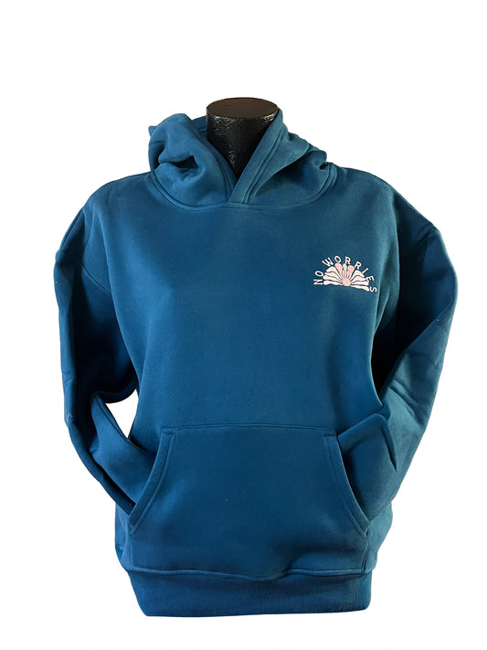 Adults Embroidered Shellscape-Deep Sea Blue