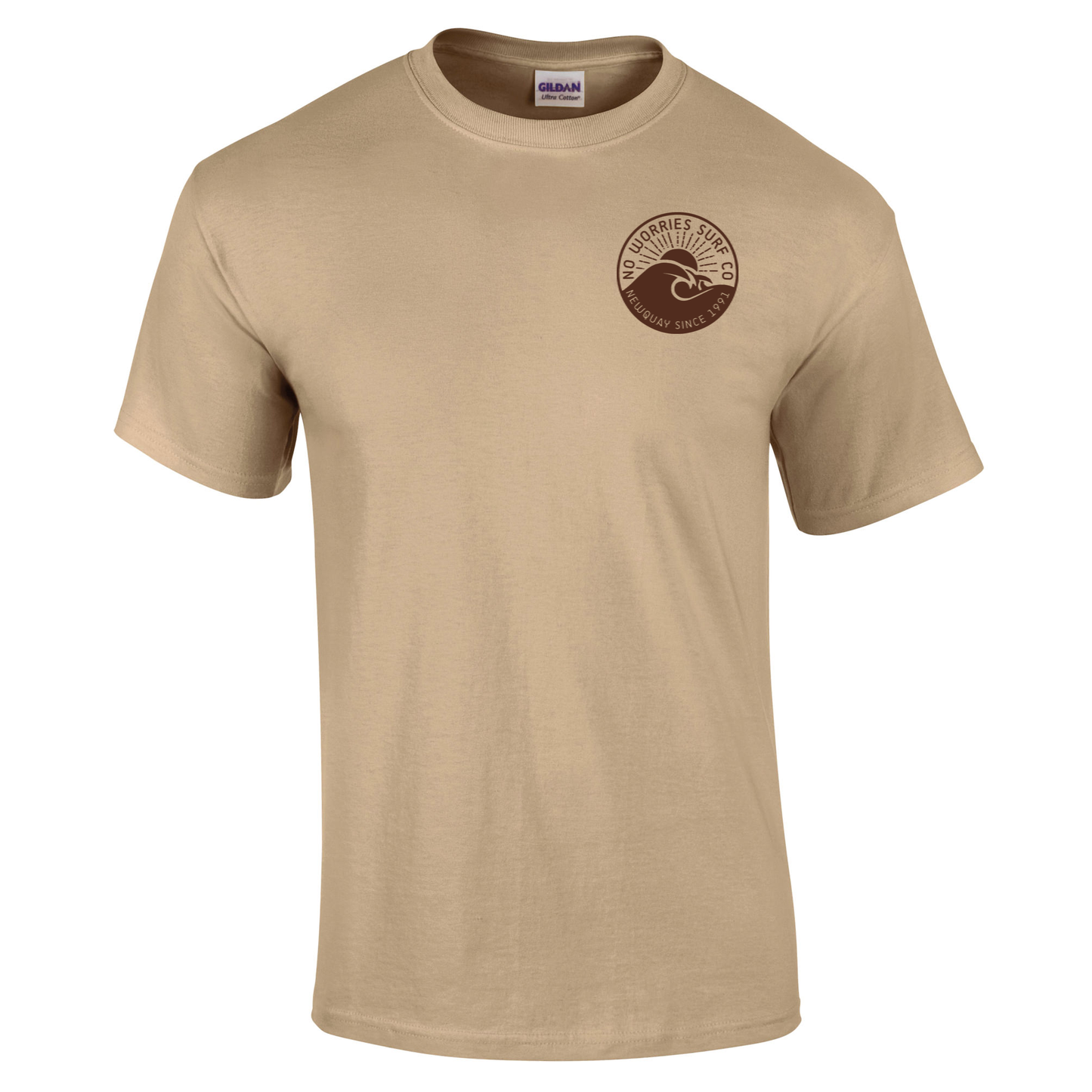 Adults Wave T-Shirt - Sand