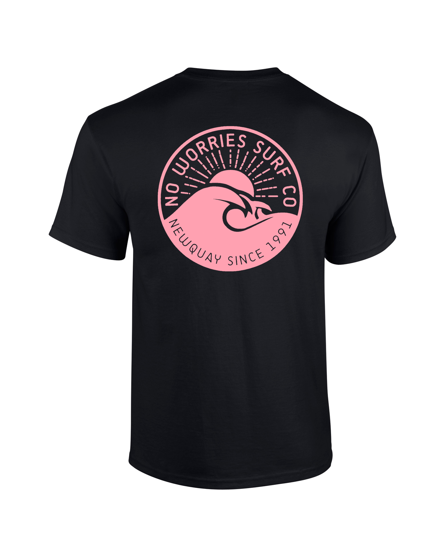 Adults Wave T-Shirt - Black