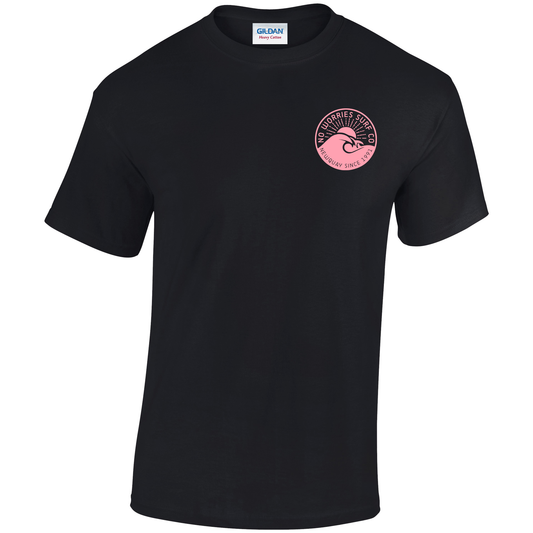 Adults Wave T-Shirt - Black