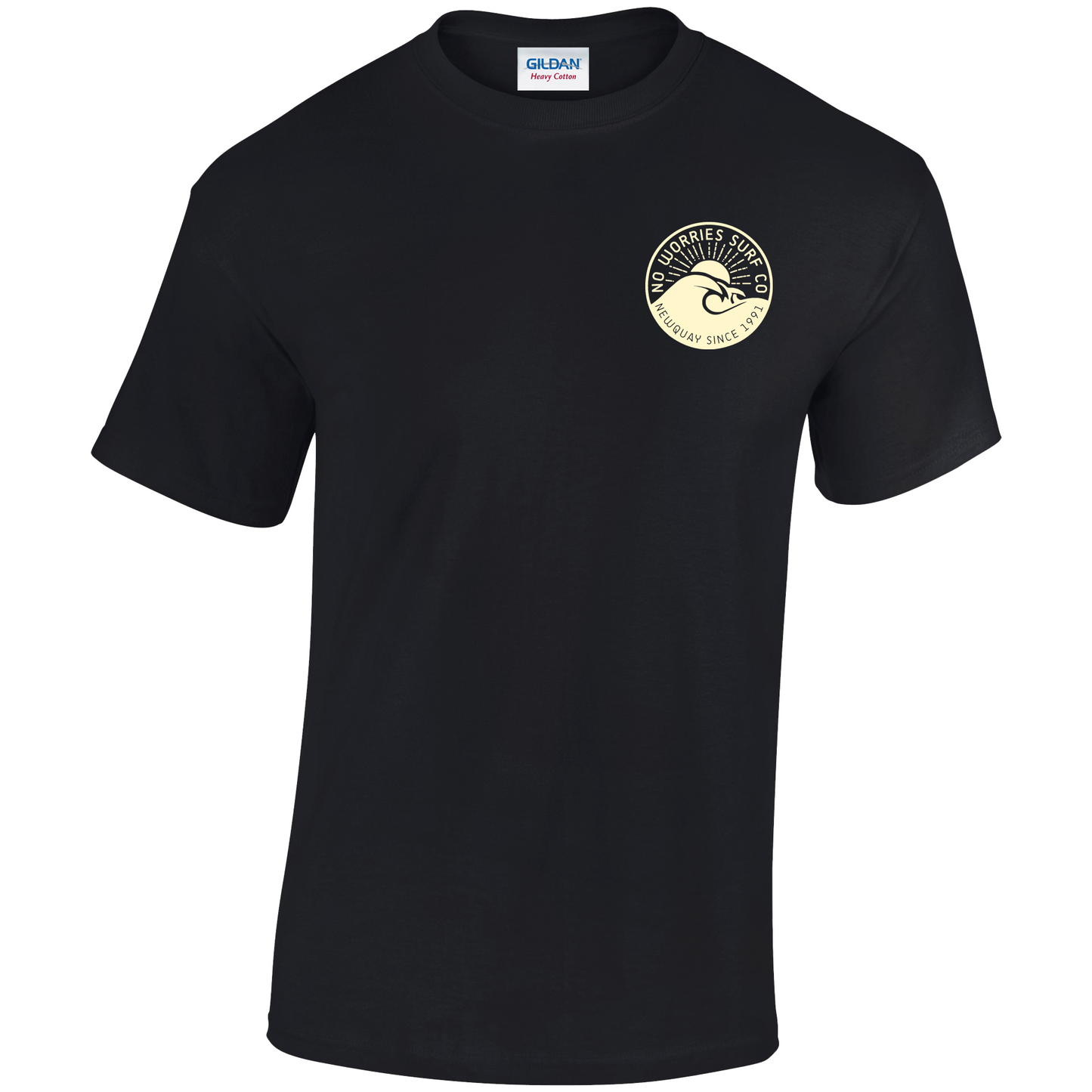 Adults Wave T-Shirt - Black