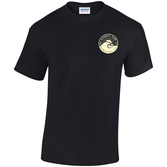 Adults Wave T-Shirt - Black