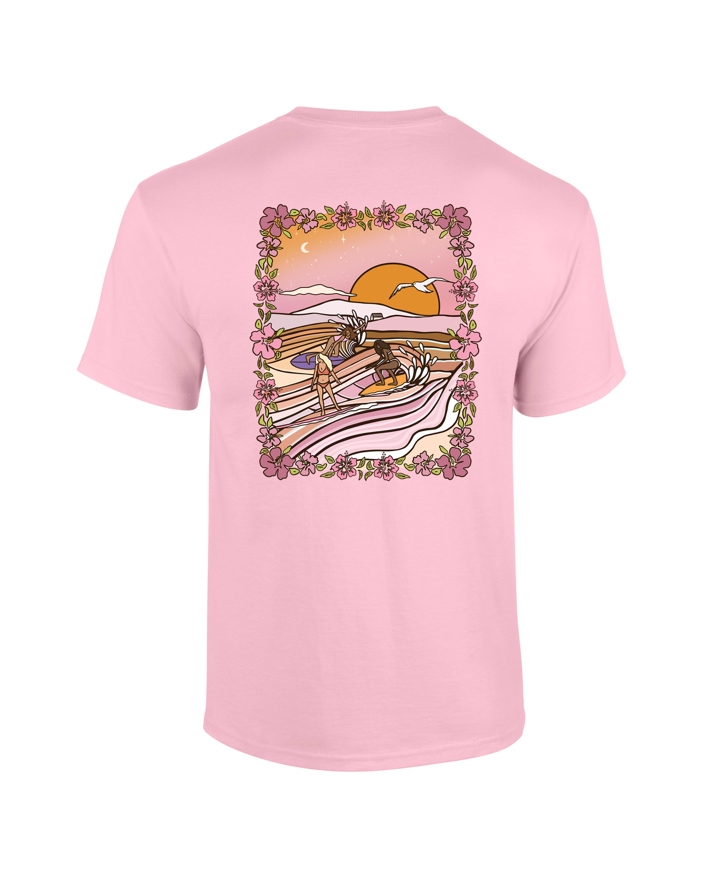 Adults Sunset Bloom T-Shirt
