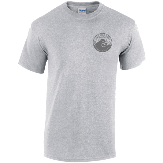 Adults Wave T-Shirt - Heather Grey