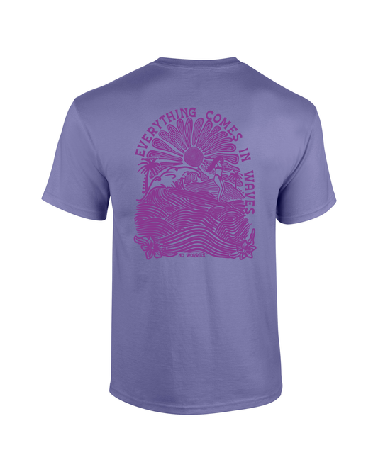 Adults Everything Comes in Waves T-Shirt