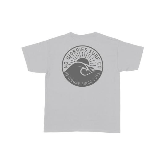 Kids Wave T-Shirt - Heather Grey