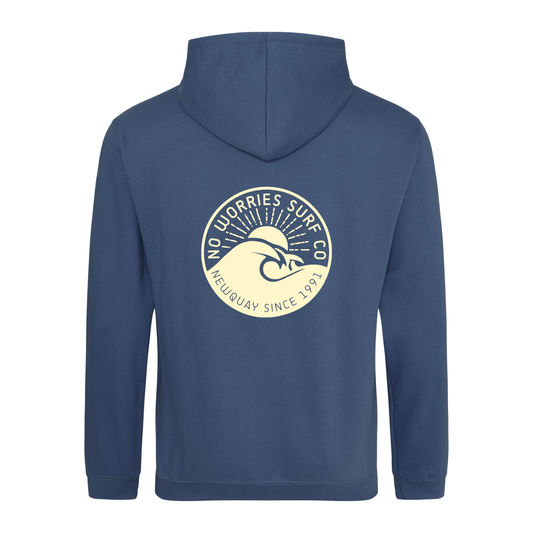 Kids Wave Hoodie - Airforce Blue