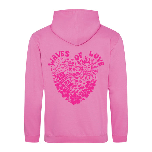 Adults Waves of Love Hoodie