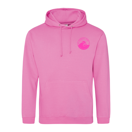 Adults Wave Hoodie - Candyfloss Pink