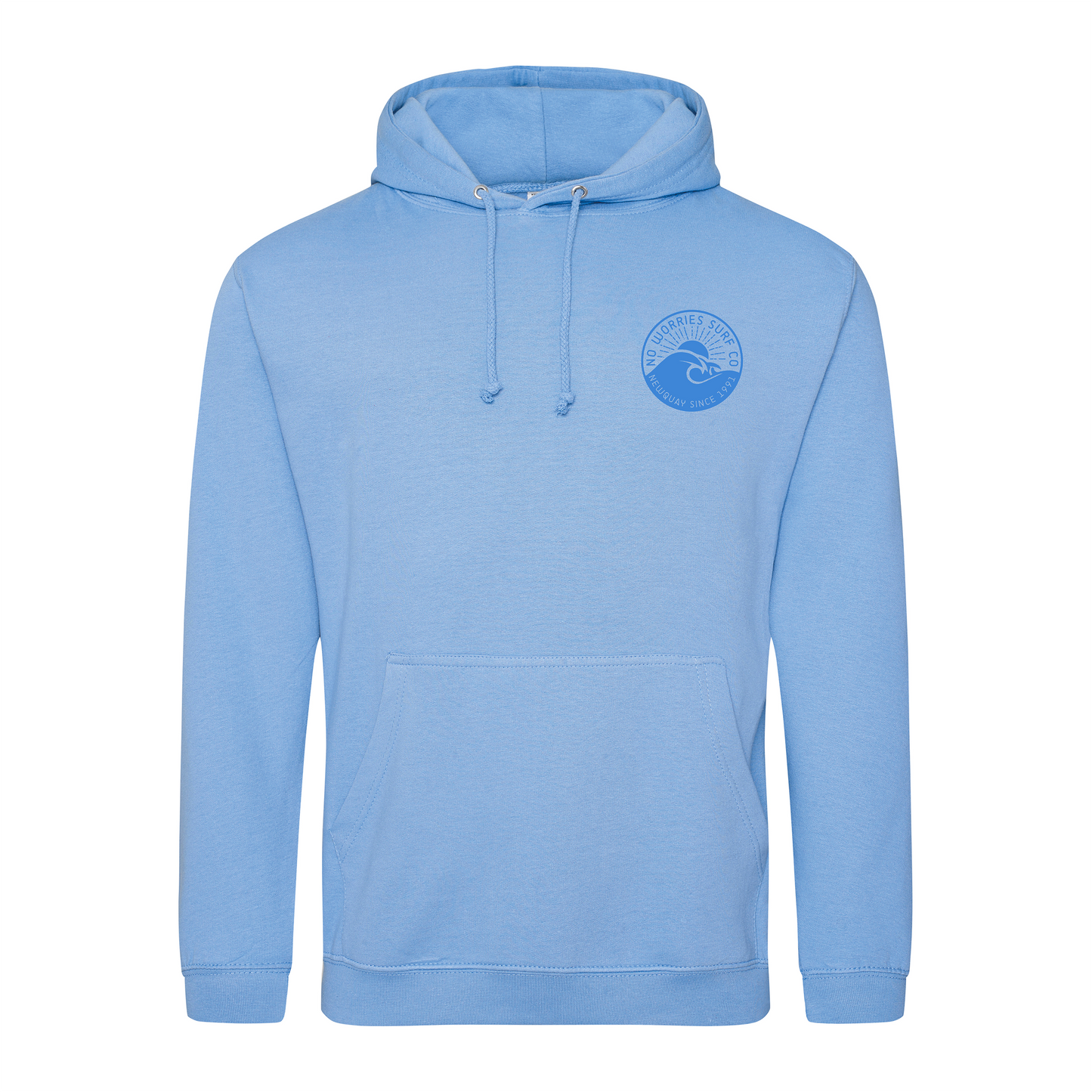 Adults Wave Hoodie - Cornflower Blue