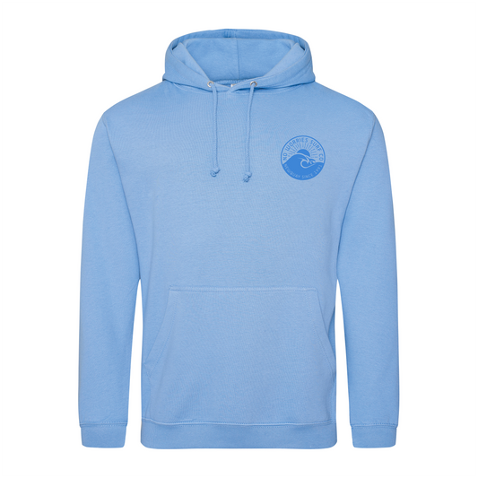 Adults Wave Hoodie - Cornflower Blue
