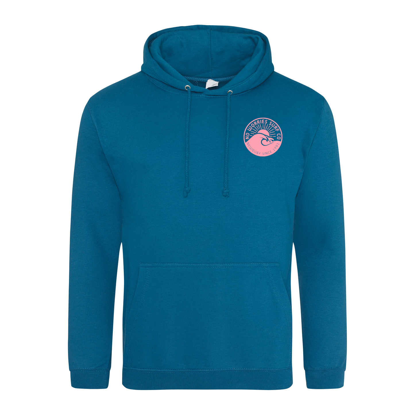 Adults Wave Hoodie - Deep Sea Blue
