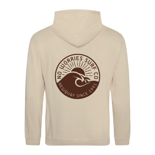 Adults Wave Hoodie - Desert Sand