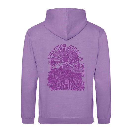 Adults Everything Comes in Waves Hoodie