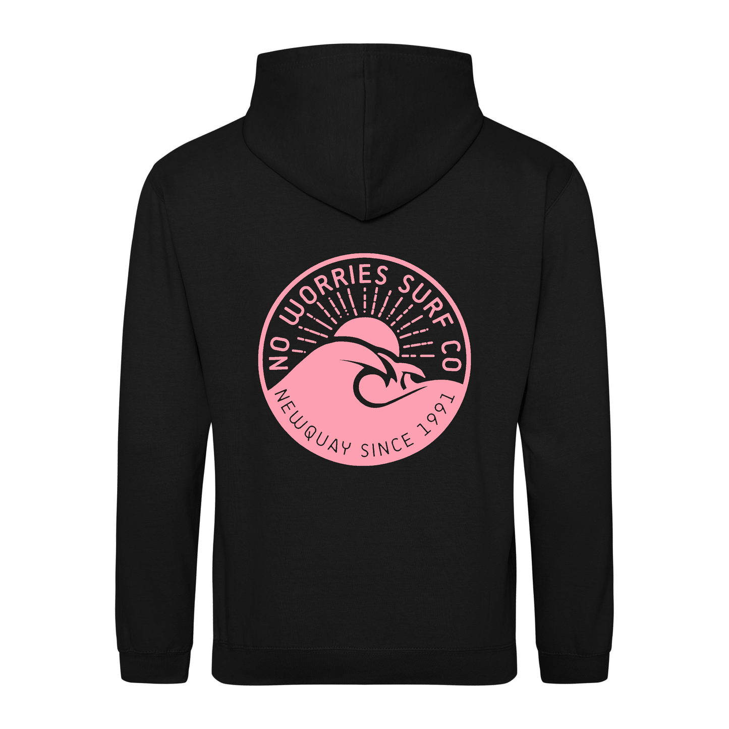 Adults Wave Hoodie - Black