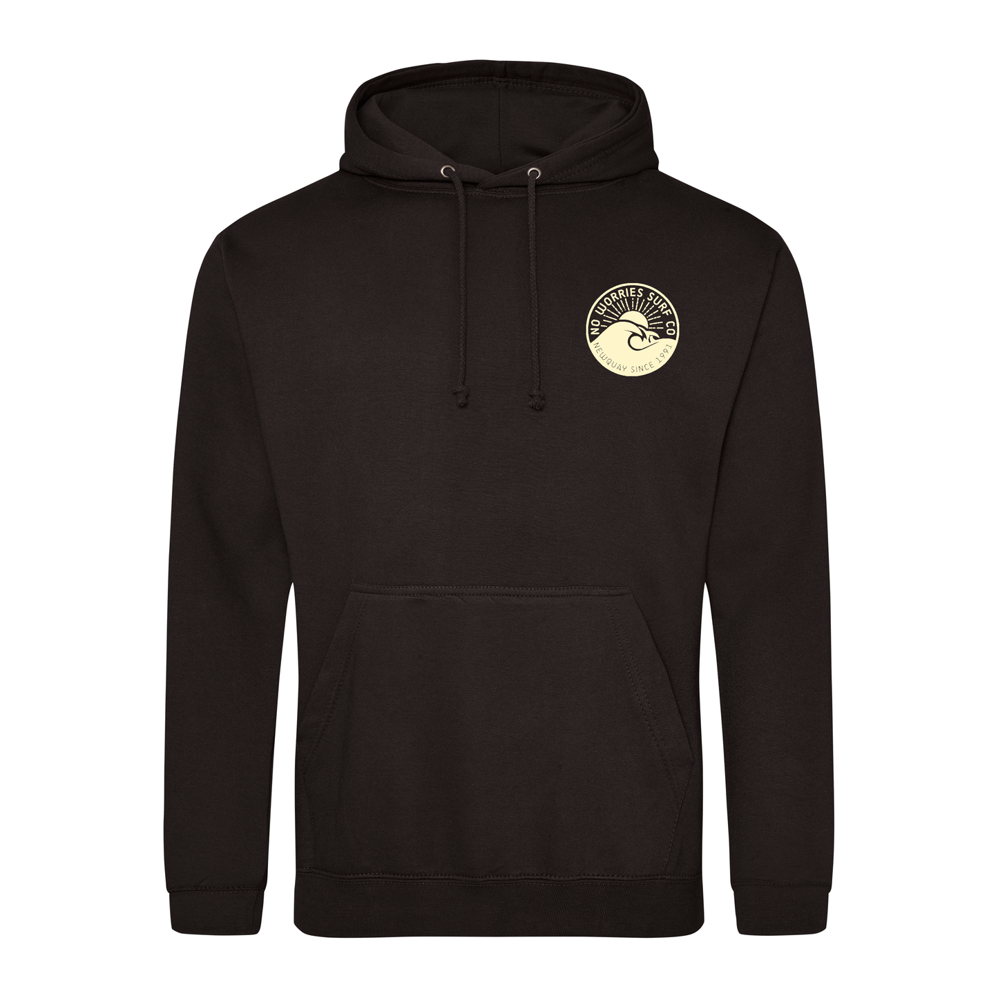 Adults Wave Hoodie - Black