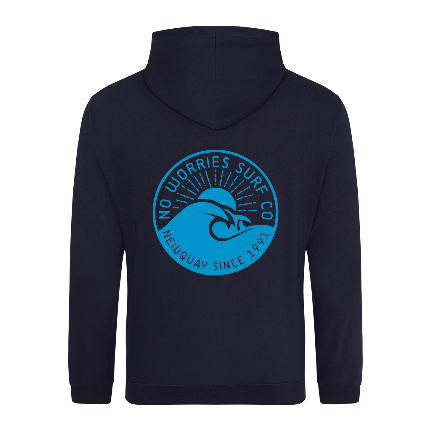 Adults Wave Hoodie - Navy Blue