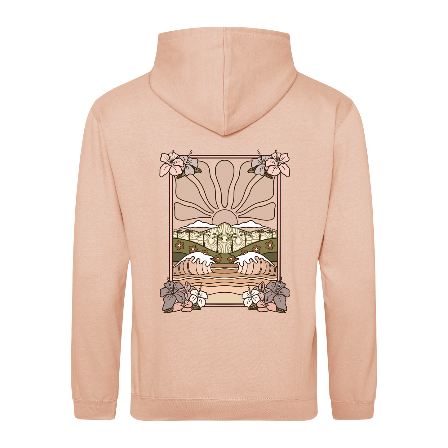 Adults Hibiscus Haze Hoodie
