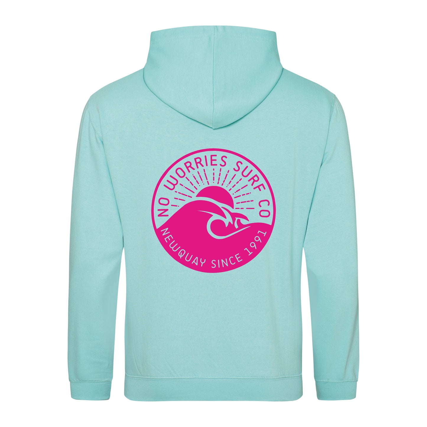 Adults Wave Hoodie - Peppermint