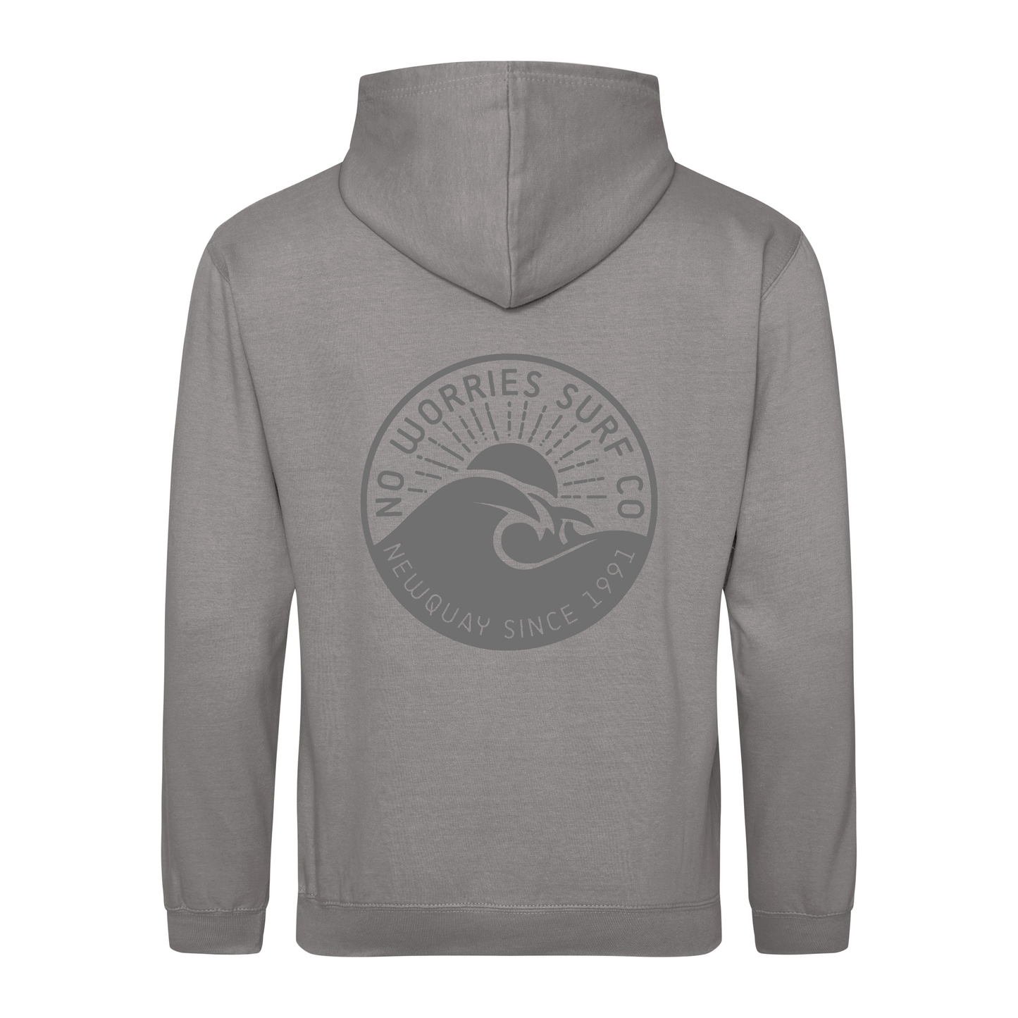 Adults Wave Hoodie - Platinum Grey