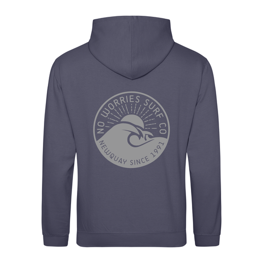 Adults Wave Hoodie - Shark Grey