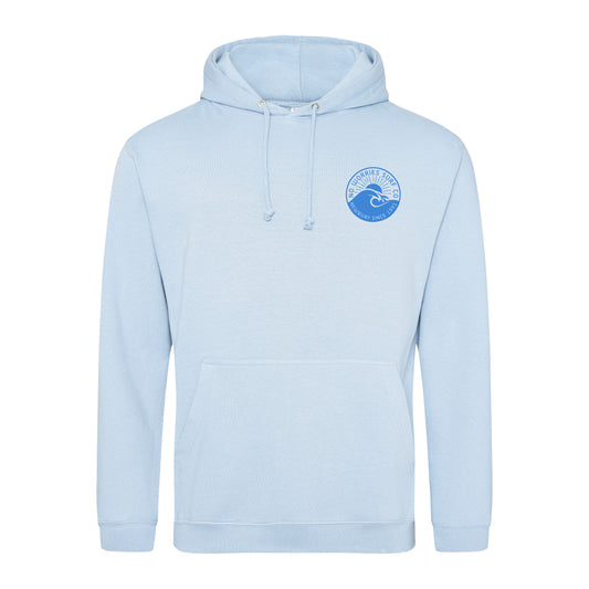 Adults Wave Hoodie - Sky Blue