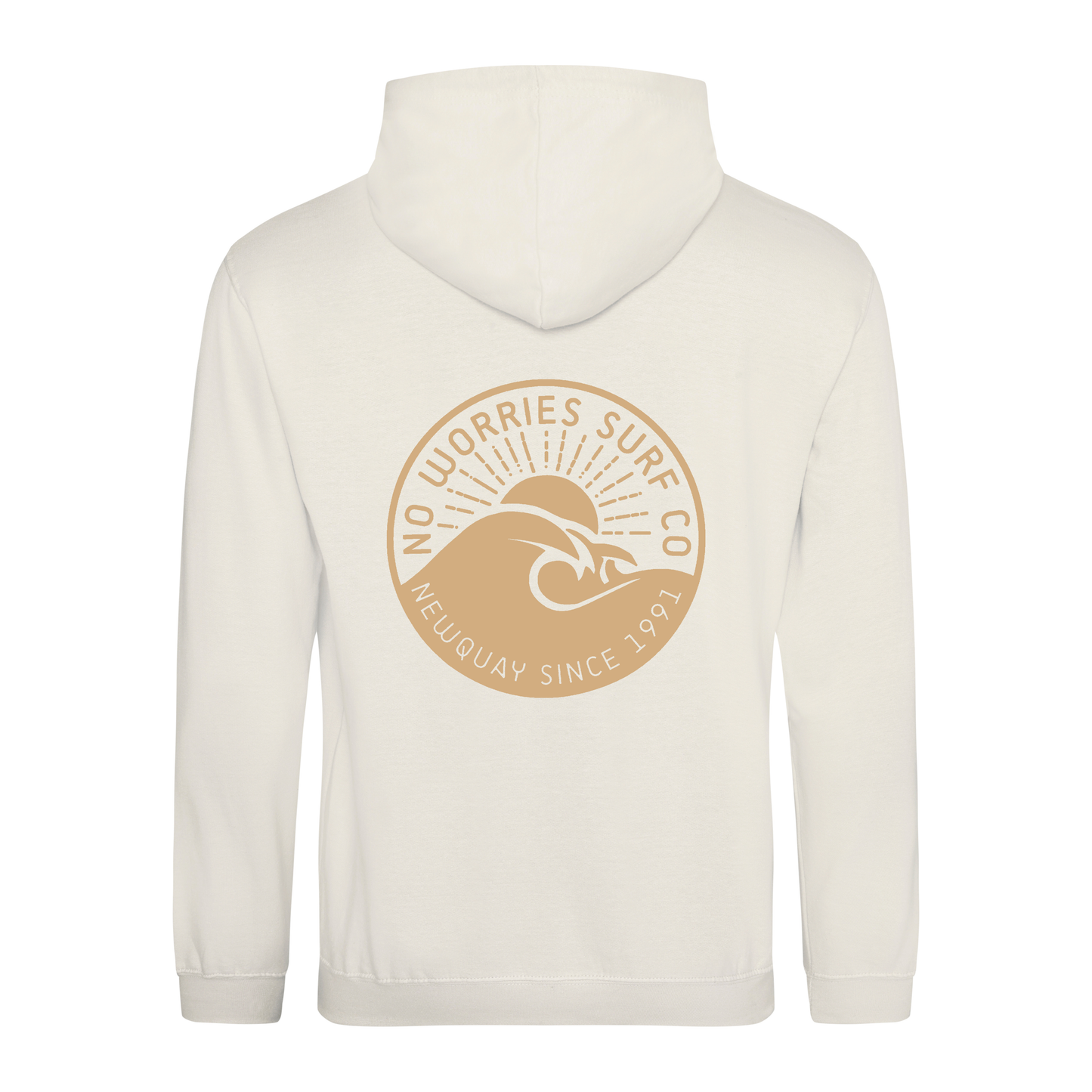 Adults Wave Hoodie - Vanilla