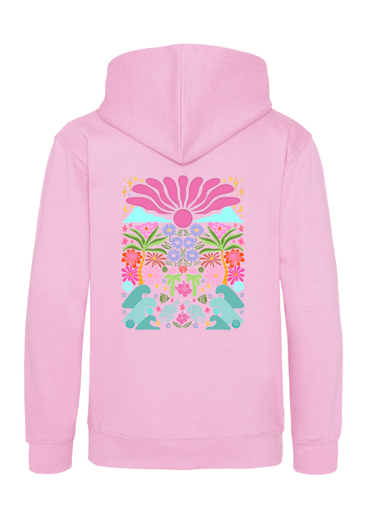 Kids Floral Fantasy Hoodie
