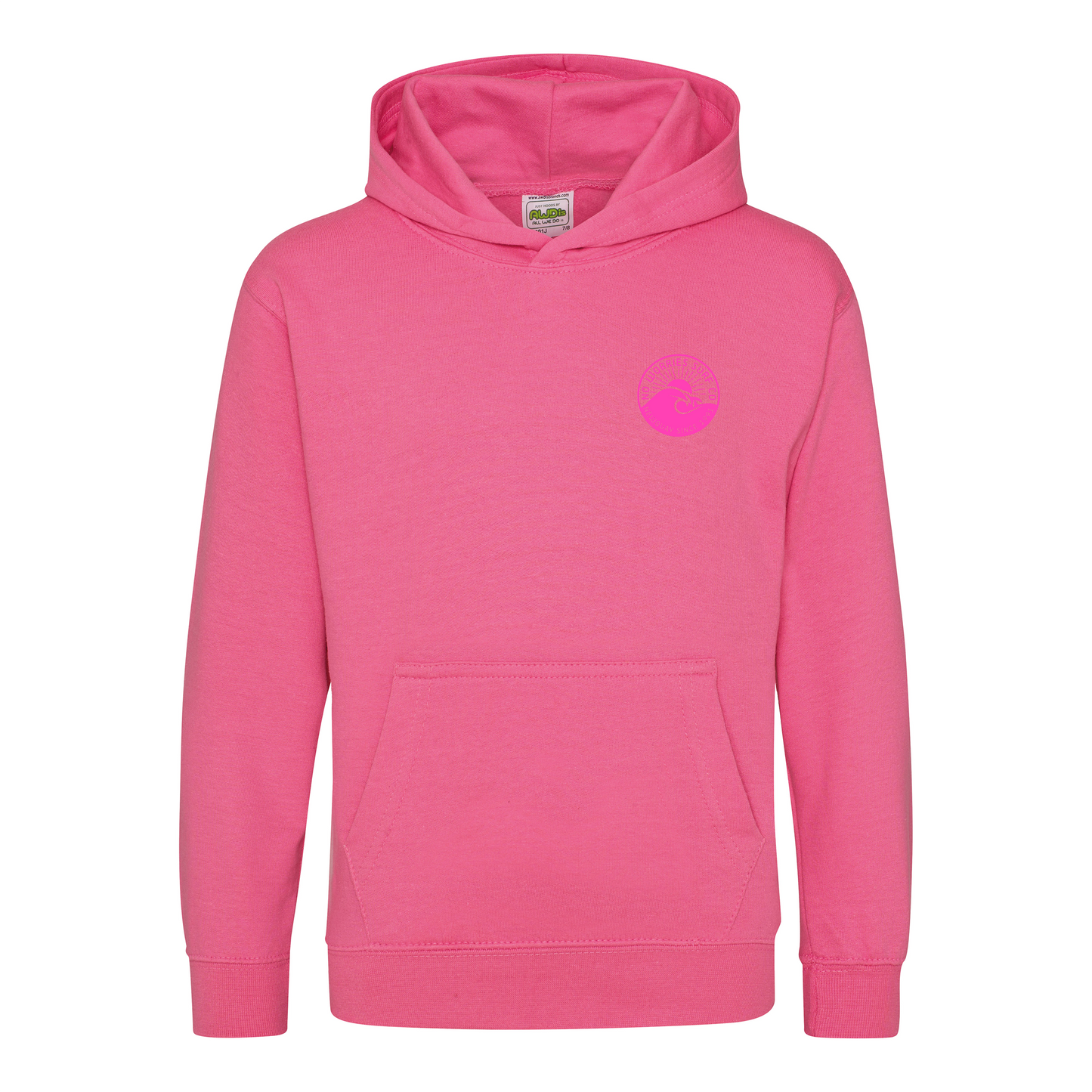 Kids Wave Hoodie - Candyfloss Pink
