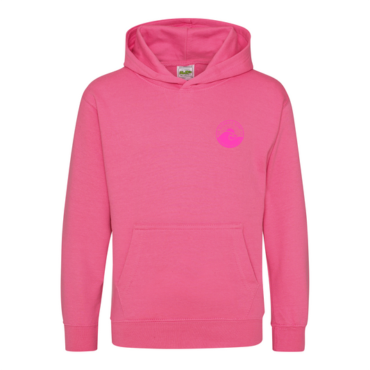 Kids Wave Hoodie - Candyfloss Pink