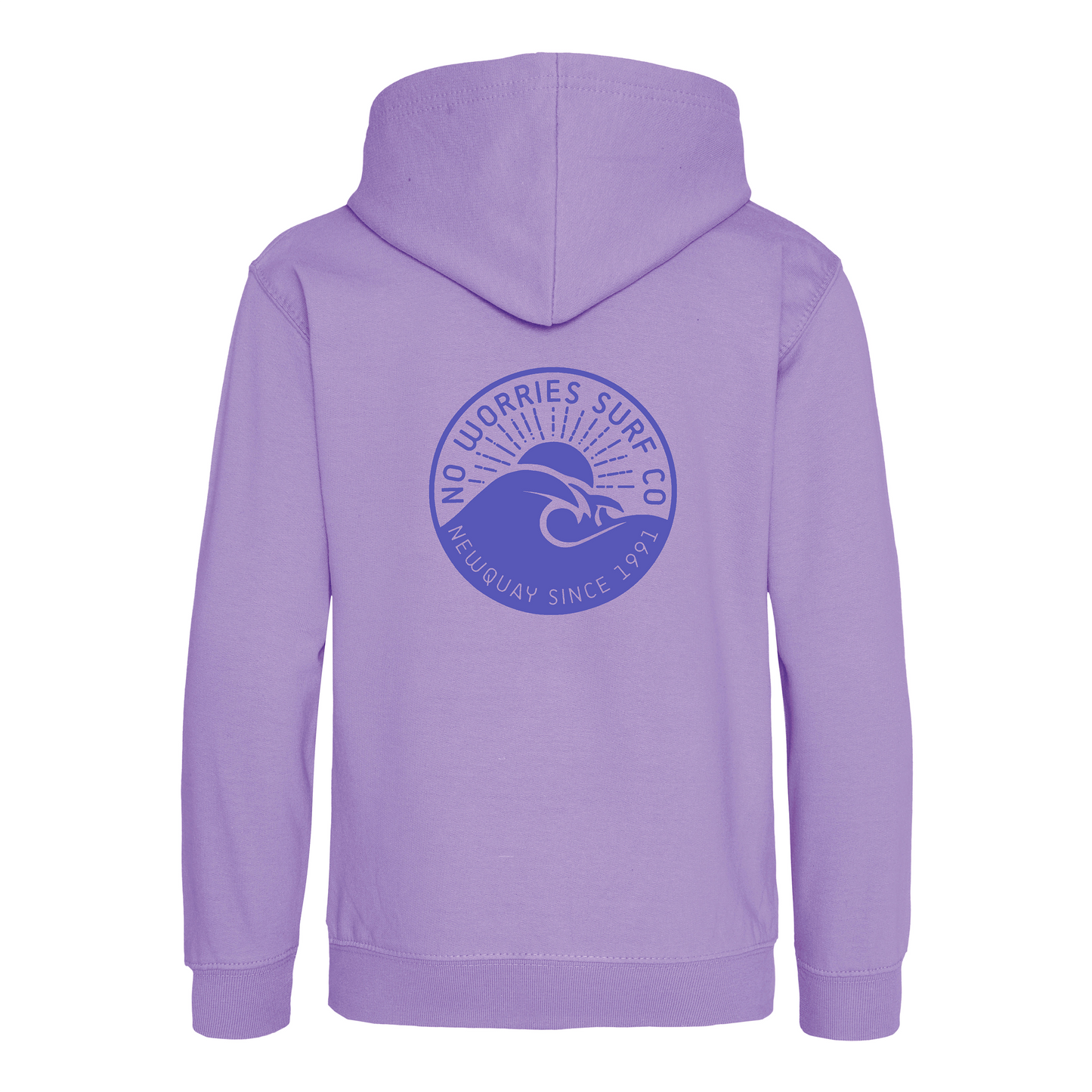 Kids Wave Hoodie - Digital Lavender