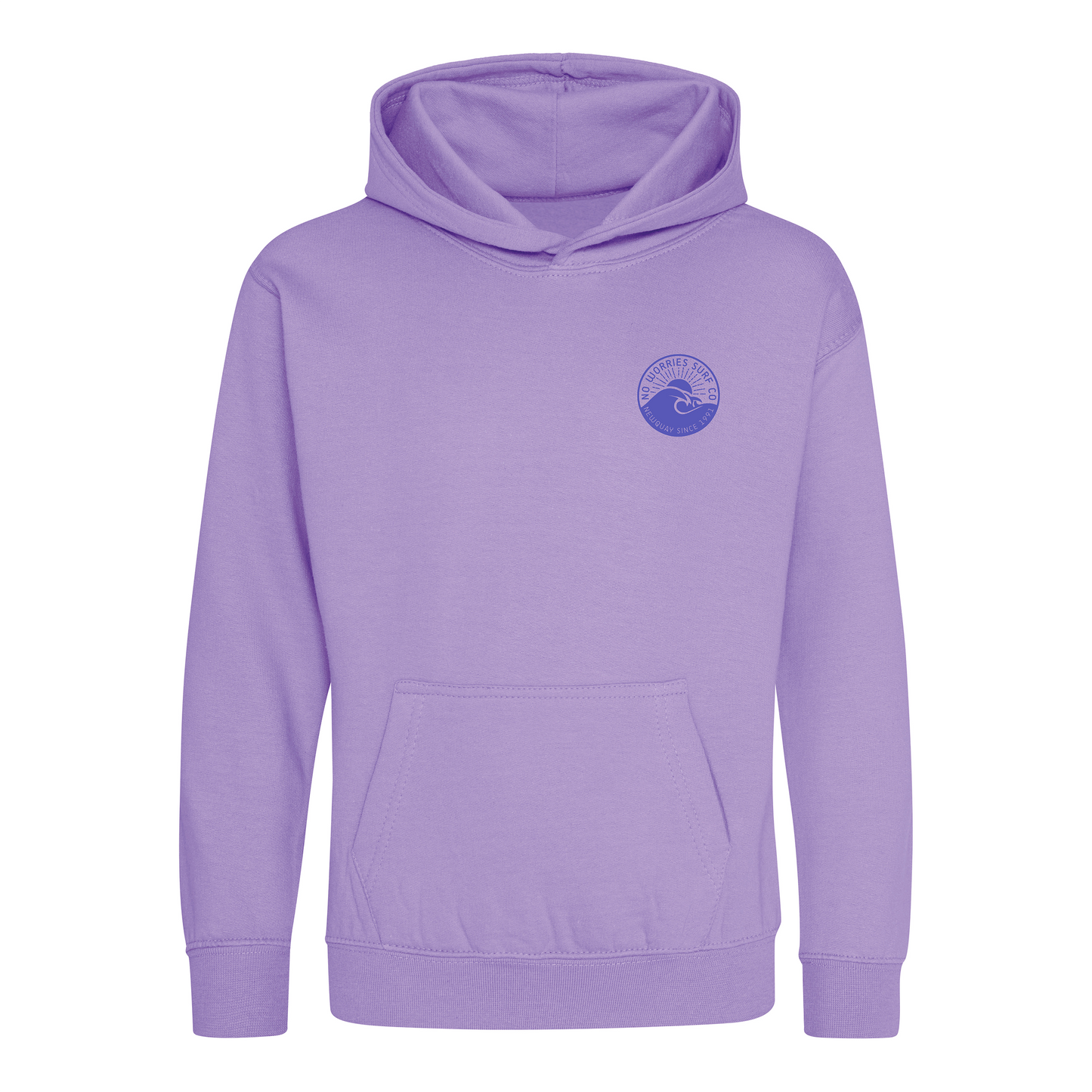 Kids Wave Hoodie - Digital Lavender