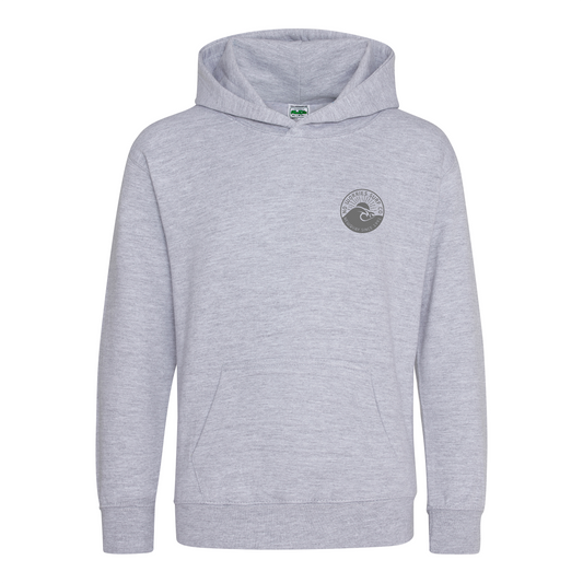 Kids Wave Hoodie - Heather Grey