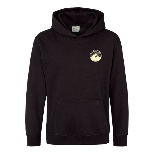 Kids Wave Hoodie - Black