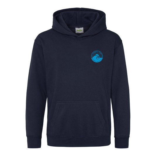 Kids Wave Hoodie - Navy Blue