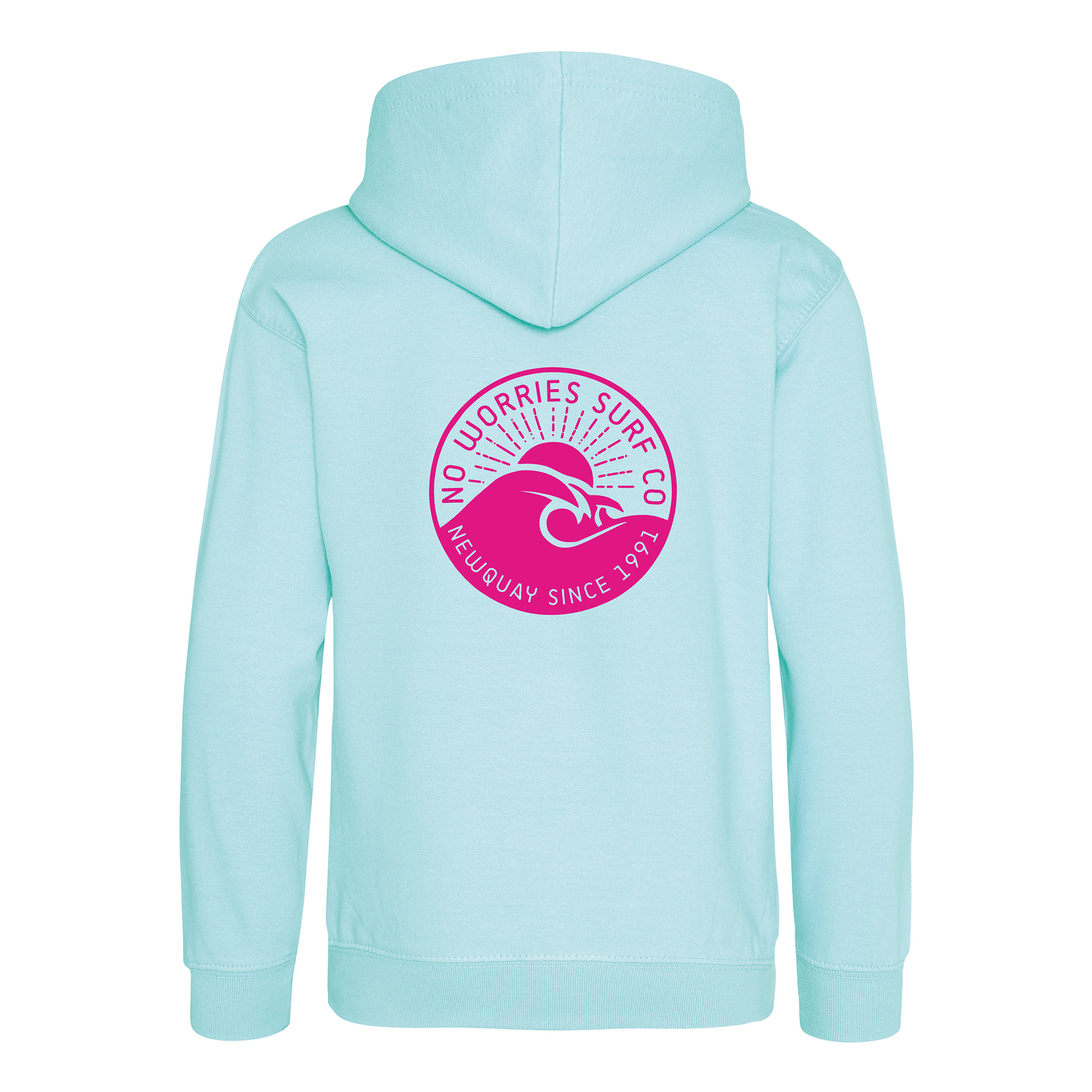 Kids Wave Hoodie - Peppermint