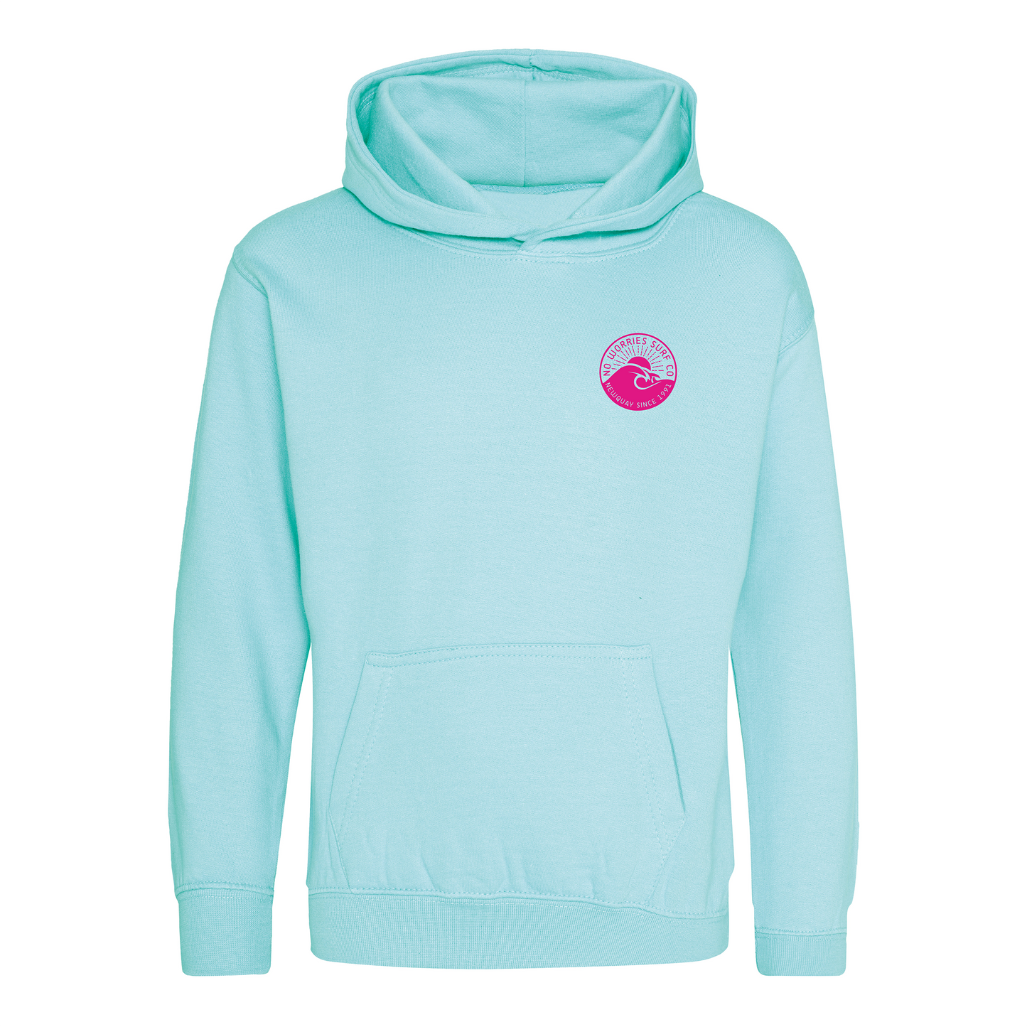 Kids Wave Hoodie - Peppermint