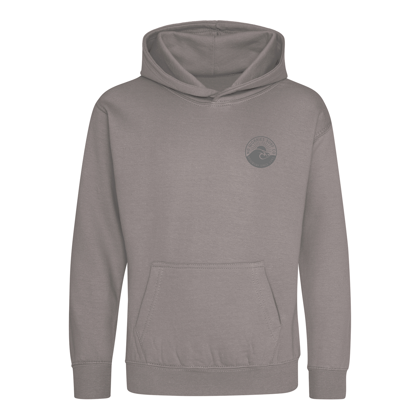 Kids Wave Hoodie - Platinum Grey
